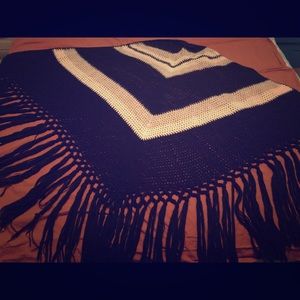 Hand made shawl, or poncho.